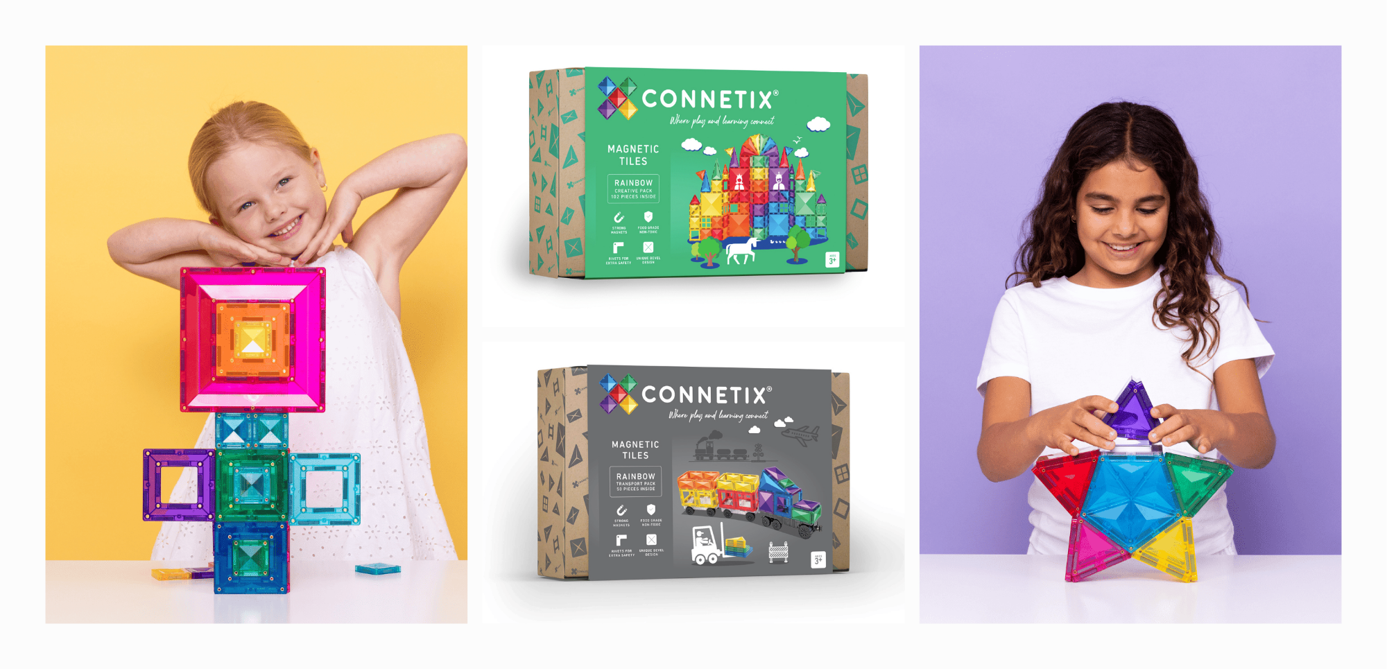 White Beige Minimalist Photo Collage Wraparound Mug